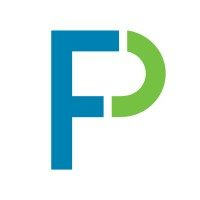 Stylized “FP” in blue and green with a clean, modern font.